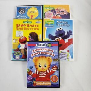 Bundle of 5 children’s DVDs with fun and educational content. Includes: